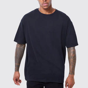 T-shirts personnalisés OEM/ODM pour hommes T-shirt 100% coton coupe ample T-shirt de haute qualité pour hommes T-shirts GSM organiques et lourds - Product Image 2