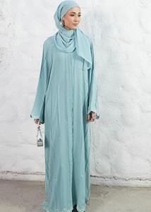 Meilleure qualité vêtements musulmans Abaya pour les femmes 2025 nouveau élégant personnalisé taille et couleurs Abaya pour les femmes dans le meilleur tissu - Product Image 5