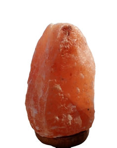 Lampe à sel de l'Himalaya européenne en cristal rose sculpté à la main Rock Craft Dimmable Switch Original Quality Natural Handicraft Love Angel - Product Image 1