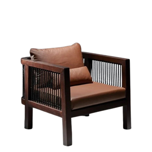 Fauteuil à bras réglable en bois massif traditionnel fait à la main, écologique et durable pour salon, ferme, hôtel, appartement, entrepôt - Product Image 1