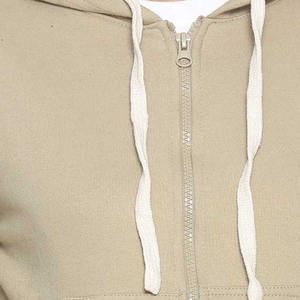 Meilleure qualité hiver femmes polaire sweats à capuche décontracté couleur unie coton pull modeste OEM Service à vendre - Product Image 6
