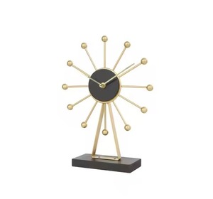 Reloj de mesa de Metal moderno y elegante para decoración de mesa de oficina en casa, decoración de escritorio Retro, reloj de mesa elegante, regalo - Product Image 4