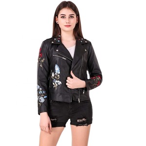 Chaqueta de piel de oveja a la moda para mujer, tamaño personalizado, transpirable y elegante con relleno de algodón, Material de tela Original - Product Image 1