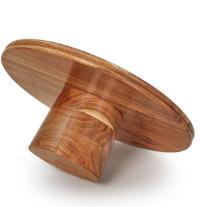 Soporte de pastel de madera Diseño rústico Personalizado hecho a mano Utensilios para hornear Herramientas Soporte de pastel de madera mejor venta - Product Image 2