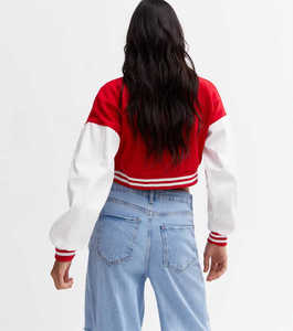 Chaqueta universitaria para mujer: ropa deportiva clásica universitaria, tela suave y opciones de impresión personalizadas - Product Image 6