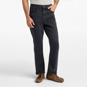 Jeans de Mezclilla para Hombre de Alta Calidad, Personalizados de Fábrica, al por Mayor, Transpirables, Ecológicos, de Tiro Medio, Corte Recto, Lavado Snow Wash, con Impresión Digital - Product Image 4