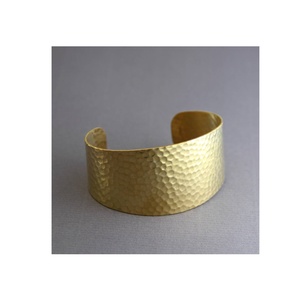 Metal Brass Hammered Design Tribal Brass Candle Stand Metal Women Fashion <b>Bangle</b> <b>Bracelet</b> Cuff Customized - Product Image 3