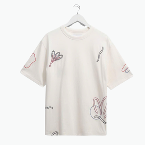 Camiseta de algodón ligera para hombre de ajuste suave con diseños impresos personalizados Puff bordado sublimación Streetwear Logo - Product Image 1