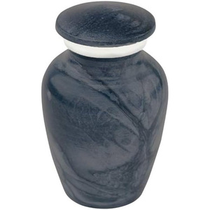 Urne funéraire noire en métal d'élégance scintillante avec des couleurs et des tailles personnalisées pour la maison à des prix de gros et bon marché - Product Image 3