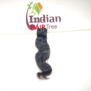 Extensiones de Cabello Humano Virgen Natural 100% Crudo al por Mayor, Ondulado Natural, Cutícula Alineada, Sin Procesamiento Químico, Paquetes de Cabello de Templo Indio - Product Image 2