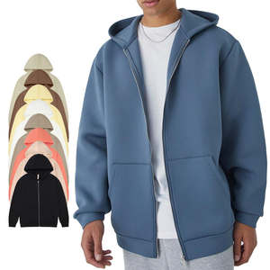 Sudadera con capucha para hombre con estampado personalizado de lana pesada y bordado de otoño para exteriores - Product Image 2