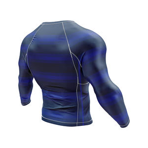 Camiseta de Compresión Deportiva Personalizada con Logotipo para Hombre, Camiseta de Manga Larga de Secado Rápido con Protección UV, Camiseta Ajustada para Surf, Natación y Gimnasio - Product Image 5