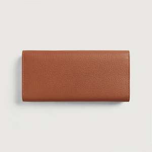 Taylor Brown Genuine Leather <b>RFID</b> Continental Slim <b>Wallet</b> (Vegetable Tanned Open Closure) - Product Image 2