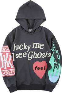 Sweat à capuche graphique vintage pour homme 100% coton Sweat-shirt à capuche style hip hop Pull-over lourd - Product Image 2