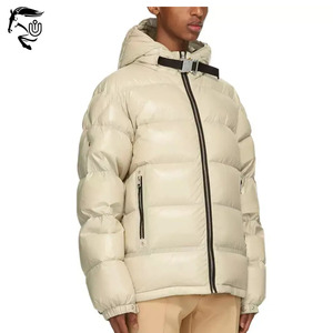 Veste matelassée pour hommes manteau d'hiver à capuche matelassé isolé léger chaud mots-clés fabriqués par Unbridleds Industry - Product Image 2