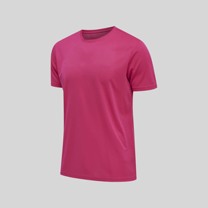 T-shirt à col rond actif pour hommes, vêtements de Sport d'été, absorbe la sueur, manches longues et courtes, grande taille, séchage rapide - Product Image 6
