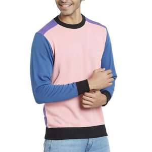 Novedad en ropa de moda, sudadera básica de algodón mezclado, tejido cómodo y transpirable, sudadera de moda personalizada para hombre - Product Image 1