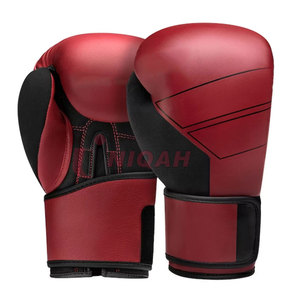Gants de kickboxing MMA 8oz de haute qualité Logo personnalisé professionnel gants de poinçonnage en cuir synthétique pour la boxe d'arts martiaux - Product Image 6