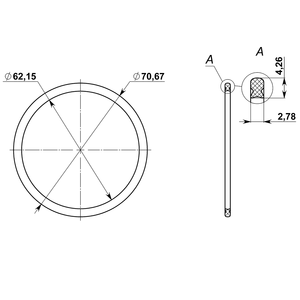 Joint d'étanchéité SRMB18 pour Mercedes Benz 722.9 AMG MCT7 - Product Image 2
