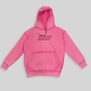 Sudaderas lisas Unisex de alta calidad al por mayor con logotipo bordado personalizado de gran tamaño para hombres 2024 - Product Image 4