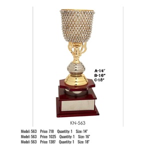 ถ้วยรางวัลอลูมิเนียมหรูหราเป็นมิตรกับสิ่งแวดล้อมพร้อมการพิมพ์และแกะสลักด้วยรังสียูวีเพื่อเป็นรางวัลกีฬา KN-563 - Product Image 2