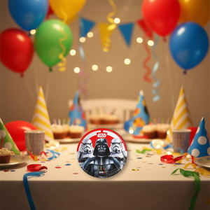 Assiettes jetables Star Wars 23 cm, lot de 6, pour fêtes - Product Image 3