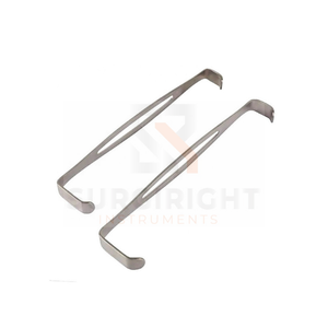 ชุดเครื่องมือผ่าตัด Parker Langenbeck Retractor ขนาด 21 ซม. รุ่นที่ 1 และ 2 ทำจากสแตนเลสแบบสองด้าน ใช้สำหรับการผ่าตัดด้วยมือ ได้รับการรับรองมาตรฐาน CE สำหรับใช้ในโรงพยาบาล Surgiright - Product Image 1