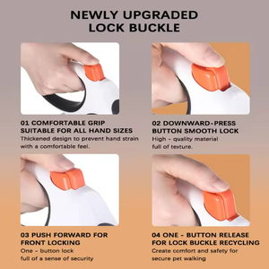 5L <b>Black</b> Color Retractable Leash with Poop <b>bag</b> holder - Product Image 4