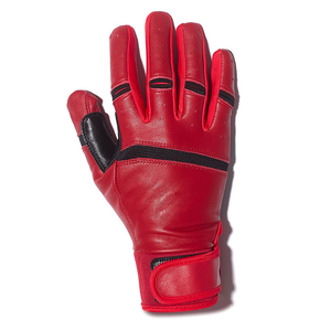 Gants de frappe de baseball en cuir à manchette courte bleue Dernière conception Gants de pratique de jeu de baseball personnalisés - Product Image 3