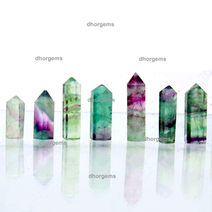 Torre de Cristal de Fluorita Arcoíris, Piedra Natural con Forma de Fuegos Artificiales, Obelisco de Gemas Naturales, Decoración Energética Curativa, Colección de Torres de Cuarzo - Product Image 5