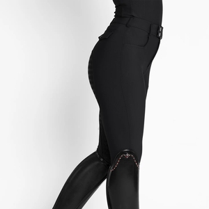 Pantalones ecuestres de alta demanda para mujer, ropa personalizada de ajuste femenino a rayas brillantes, pantalones de montar a caballo al por mayor a granel - Product Image 5