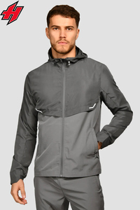 ชุดวอร์มเล่นกีฬาสำหรับผู้ชายผู้หญิงชุดวอร์ม2ชิ้นเสื้อแจ็กเก็ตและกางเกงแฟชั่นฮิปฮอปผ้าไนลอนสีทึบสำหรับยิมฤดูหนาว - Product Image 3