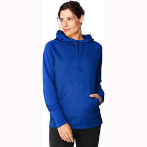Venta al por mayor de alta calidad de encargo de manga larga sudaderas con capucha para las mujeres Anti-Pilling transpirable ropa de invierno con el logotipo frontal - Product Image 5