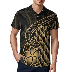 Camiseta de polo lisa de lujo para mujer personalizada, transpirable, de alta calidad, de punto, de manga corta, ecológica, Vintage, con estampado 3D - Product Image 3