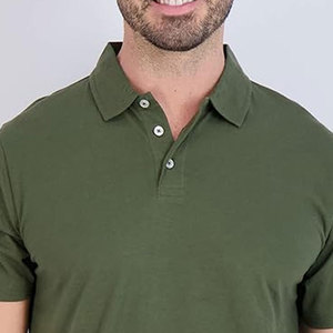 Chemise à manches courtes pour homme, anti-froissement, performance, (grandes tailles), 100% coton - Product Image 1