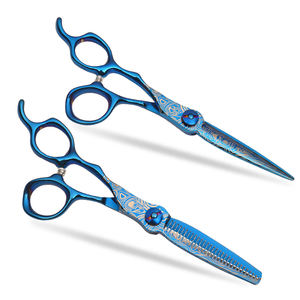 6.0 pouces ciseaux à cheveux de haute qualité conception damas ciseaux de coupe de cheveux professionnels ciseaux de coiffure ciseaux de coiffeur - Product Image 1
