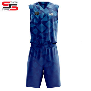 Uniforme de basket-ball 100% Design de nom de joueur d'équipe personnalisé et Logo Ensemble de basket-ball de vêtements de sport pour hommes - Product Image 4
