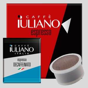 <span class=keywords><strong>Capsule</strong></span> di Caffè Espresso Decaffeinato <span class=keywords><strong>Caffe</strong></span> Iuliano, Confezione da 100, <span class=keywords><strong>Compatibili</strong></span> con Macchine <span class=keywords><strong>Essse</strong></span> - Product Image 1