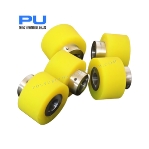 Rodillo Transportador Industrial de PU de Bajo Ruido THANG VI con Rodamiento de Acero Cromado, Dureza 90-95A, Origen Binh Duong - Product Image 1