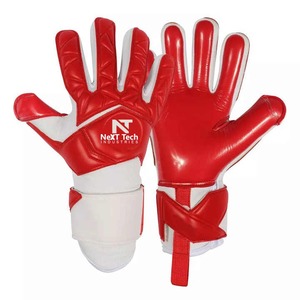 Nouveaux gants de gardien de but légers NEXT TECH INDUSTRIES en PU avec fermeture à tirette pour les entraînements et les matchs, personnalisables - Product Image 1