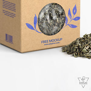 Coffrets cadeaux en carton personnalisés haut de gamme pour thé cosmétiques soins de la peau emballage de fenêtre en relief impression d'usine de qualité supérieure pour usage alimentaire - Product Image 5