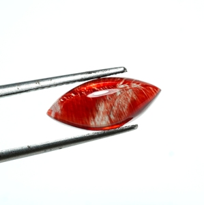 Cabochon de pierres précieuses en forme de marquise en Labradorite rouge naturelle - Product Image 6