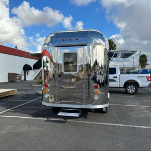 Remorque alimentaire mobile Chariot à hot-dogs mobile avec grill et friteuse à vendre - Product Image 5