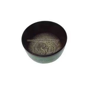 La mejor oferta Rana Overseas Inc Cuenco de aluminio para cantar Uttar Press Casting para la curación del sonido Meditación Yoga Estrés a buen ritmo - Product Image 1