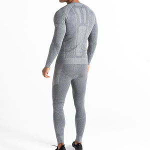 Ensemble de survêtement pour femmes et hommes, jogging de compression et veste zippée, respirant, séchage rapide, vêtements de sport actifs, tenue de sport pour la salle de sport - Product Image 4