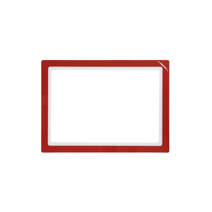 Porte-document Magnétique, Cadre DIN A4 Paysage, Rouge, 10 pcs / Paquet.- KAN-MWR-A4Q-01 - Product Image 1