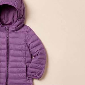 Veste matelassée réversible en toile imprimée respirante, légère, imperméable, pliable, pour femme, couleur violet clair, automne/hiver - Product Image 2