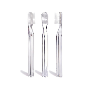 Brosse à dents jetable personnalisée OEM avec poils souples transparents et poignée en plastique pliable pour usage domestique ou hôtels - Product Image 5