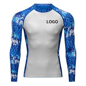 Wholesale Custom Sublimation Spandex Surf Short Design Your Own <b>Long</b> <b>Sleeve</b> Compression Shirts - Product Image 5