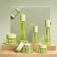 Coffret Cadeau Luxe Soins de la Peau en Gros – Bouteille en Verre Courbe Vert Citron 30ml 100ml 120ml, Pot à Crème 15g 50g 80g – Vente en Gros, Marque Privée, OEM